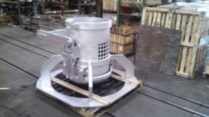 3/4 Cubic yard scrape charging bucket